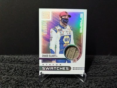 2021 Panini Chronicles Status Racing Chase Elliott Race Used Tire Memorabilia - Image 1 of 4