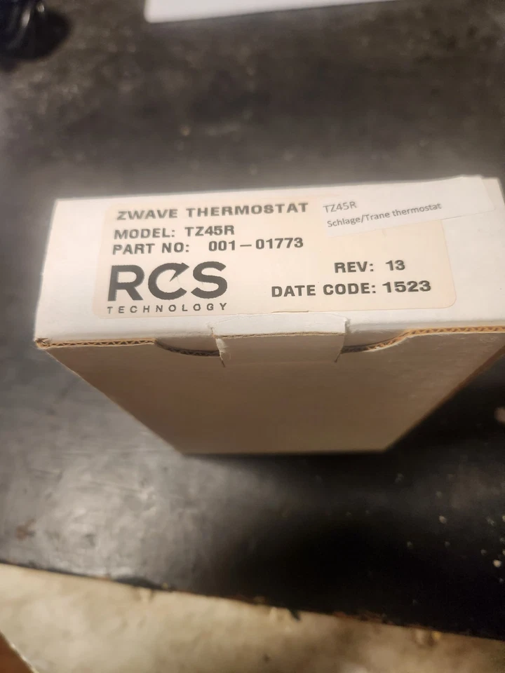 RCS Thermostat TZ45R  001-1773  24v Zwave USA Made  (a) - Image 1 of 1