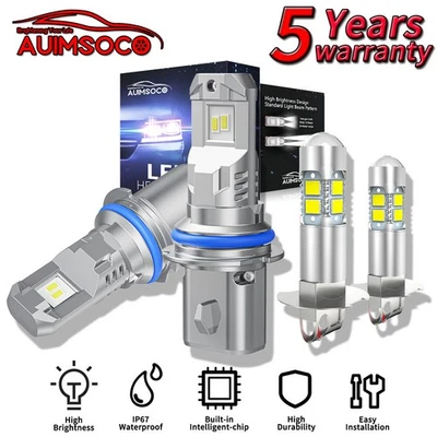 Mini furgoneta de pasajeros 4x bombillas LED para Chrysler Town & Country 1991-1995 Foto 1 de 4