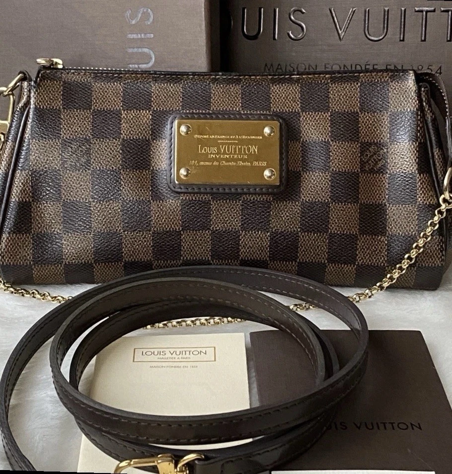 Louis Vuitton Eva Shoulder Bag Brown Canvas Damier Ebene - Image 1 of 1