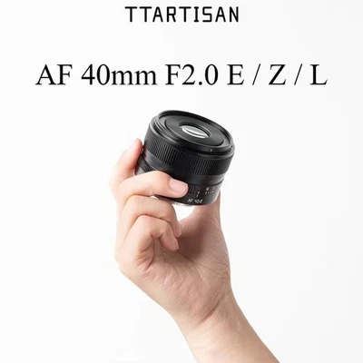 TTArtisan 40mm F2.0 Full Frame AF Prime Lens for Leica Sigma L Sony E Nikon Z