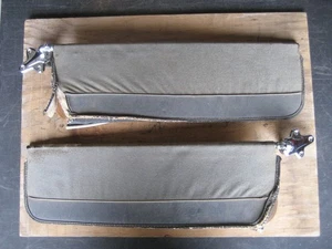 1949 CADILLAC SUN VISORS & MOUNTING BRACKETS-ORIGINAL PAIR T-06462 & T-06463 - Picture 1 of 24