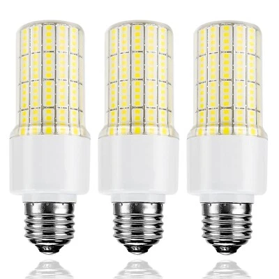 30W Corn Bulb E26/E27 Medium Base 5000K for Garage Workshop Backyard Pack of 3 - Image 1 of 4