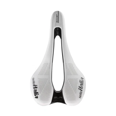 Sillín Selle Italia SLR BOOST SUPERFLOW KIT CARBONIO L3 tamaño BLANCO rieles de carbono Foto 1 de 4