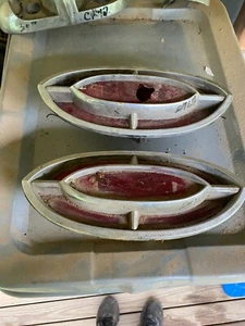 1962 Oldsmobile Olds 88 98 Starfire Taillight Tail Light set rear 62 RH LH pair - Bild 1 von 13