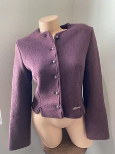 Orig. SALZBURGER Kurzjacke aus gekochter Wolle - Oberteil US P Zinnknöpfe geflochtener Besatz - Bild 1 von 9