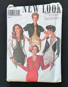 New Look 6130 Misses Bolero Jackets in 4 Styles 1993 Sewing Pattern Sz 6-16 Cut - Picture 1 of 2