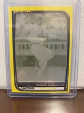 Justin Verlander 2008 Bowman Chrome Yellow Printing Plate 1 Of 1 Detroit Tigers