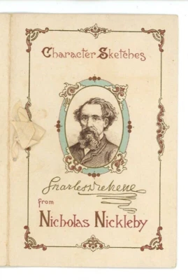 Character Sketches From Nicholas Nickleby by Charles Dickens Color Illustrations - Image 1 of 4