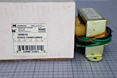 *New in Box Single* HAMMOND 166M18 Low Voltage Power Transformer w/ Secondary - Image 1 of 3