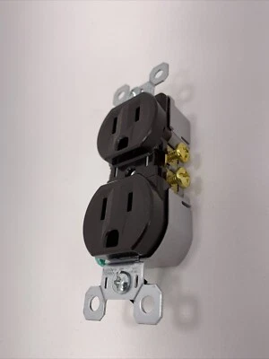 ** BRAND NEW Legrand Pass & Seymour DUPLEX OUTLET 3232TR-CC14  15A 125V Brown ** - Image 1 of 2
