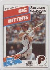 1988 Drake's Big Hitters/Super Pitchers Food Issue Mike Schmidt #8 HOF