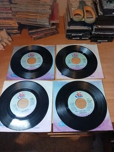 Barry White Lot Of 4 45 Records Can't Get Enough What Am I Gonna Do - Picture 1 of 11