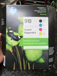 BRANDNEU! HP 910 4ER-PACK TINTENPATRONEN MIT STANDARDKAPAZITÄT SCHWARZ CYAN MAGENTA GELB - Bild 1 von 1