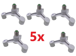 5x Lampenfassung Adapter 3-Fach 3x E27 Deckenfassung Hängelampe fassung Lampe - Bild 1 von 8