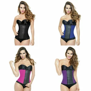 Ann Michell 2024 Waist Trainer Corset Cincher Gym Belt Sport Latex Girdle - Picture 1 of 10