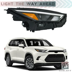 Headlight For Toyota Grand Highlander XLE 2024 Passenger Right Side w/o LED DRL - Picture 1 of 12