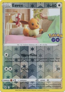 Holograma inverso Eevee 054/078 común Pokemon GO Pokemon Juego de cartas coleccionables - Imagen 1 de 1