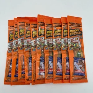 Topps Wacky Packages Jumbo Packs Serie 10 Sticker Sealed Lot 10 Packs Rare - Bild 1 von 3