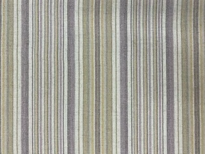 Tapicería ciega de tela de lino a rayas HEATHER MALVA HEATHER - Imagen 1 de 5