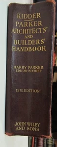 1936 KIDDER PARKER ARCHITECTS AND BUILDERS HANDBOOK 4.5X7 2015 pages - Imagen 1 de 2