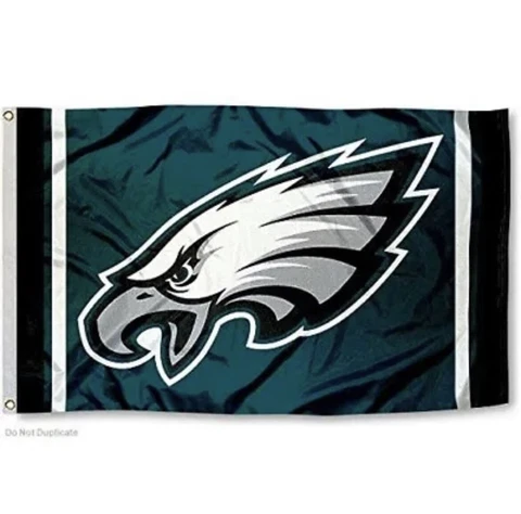 Philadelphia Eagles Large Flag 3 X 5 Foot Double Sided Cover