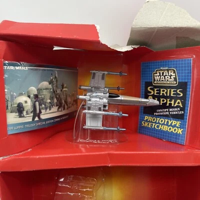 Star Wars SERIES ALPHA Concept X-WING Fighter Fleet Micro Machines Galoob Unused - Image 1 of 4