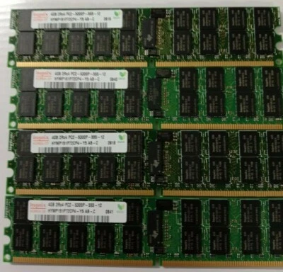 16GB 4 x 4GB 2RX4 PC2-5300P ECC Server Memory Hynix HYMP151P72CP4-Y5-AB-C - image 1 of 3