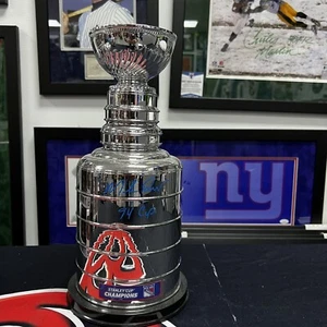 Mike Richter Autographed New York Rangers Replica Stanley Cup Trophy Steiner CX - Picture 1 of 4
