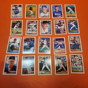 Vintage Topps MLB Professional Baseball Collectable Card Lot Of 20 Season 1990 - Bild 1 von 14