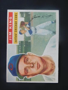 1956 Topps Baseball Card #74 Jim King WB (EX-MT) - Picture 1 of 2