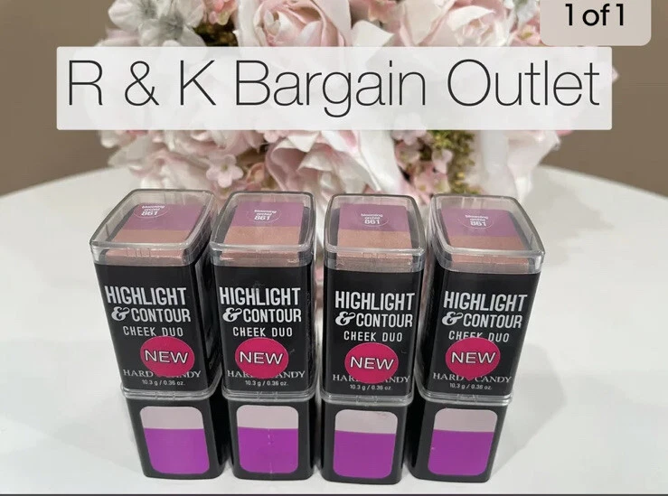 Hard Candy Highlight &  Contour Cheek Duo 861 Blooming Orchid .36 oz Ea 4 pcs - Image 1 of 1