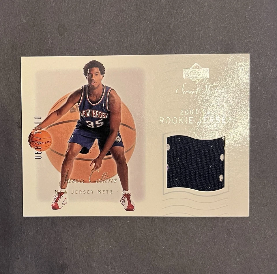 2001-02 Upper Deck Sweet Shot Base Jersey /1200 Jason Collins #98 Rookie Patch - Image 1 of 2