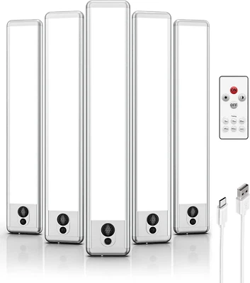 Lampe LED Rechargeable Intérieure Avec Détecteur De Mouvement, 23 Cm Réglette LE - Photo 1/4