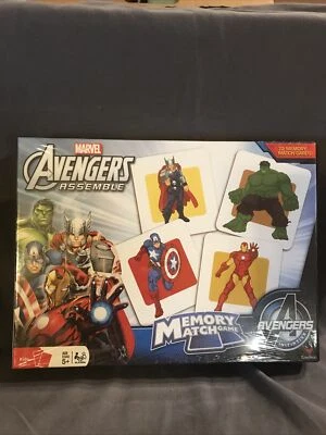 Marvel Avengers Assemble Memory Match Kids Game by Cardinal NEW & SEALED - Image 1 of 2