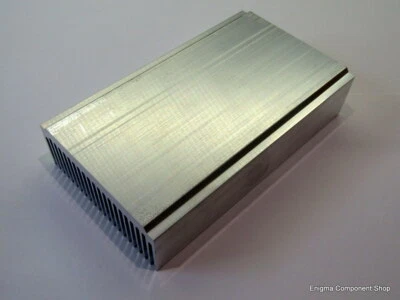 ENIGMA SHOP Medium Aluminium Heatsink - Electronics-Amplifier-Audio Projects - 120x69x27mm.