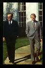 President postcard Jimmy Carter Shah  Mohammed White House DC chrome