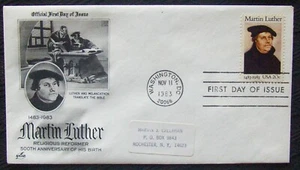 USA FDC SC #2065 MARTIN LUTHER, 1983. - Picture 1 of 1