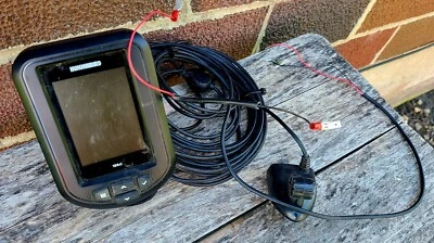Humminbird 196ci Fishfinder Transducer, Power Cords Working  - Image 1 of 4