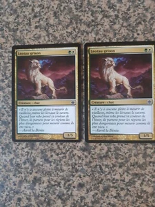 MTG - 2 x Grizzled Leotau - Alara Reborn- FRENCH - Picture 1 of 1
