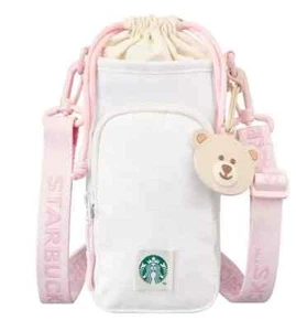 Starbucks Korea 2025 Play Pink Bottle Bag / Back to School project - Picture 1 of 7