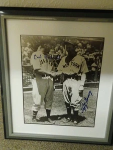 💥HOF🤑Carl Hubbell🤑andLefty💥💥Gómez💥doble firmado💥Matted💥💰foto💰PSA💰LOA - Imagen 1 de 8