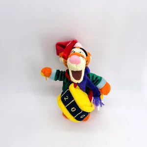VTG 2001 DISNEY STORE TIGGER CHRISTMAS HOLIDAY ORNAMENT PLUSH-WINNIE THE POOH - Picture 1 of 9