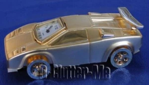 CAR LAMBORGHINI COUNTACH NOVELTY CLOCK DESK MANTEL SHELF SHOW CABINET XMAS NEW - Picture 1 of 1