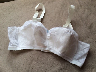 LADY CAMEO  42G  WHITE LACE SOFT CUP BRA STYLE 707 NWOT - Image 1 of 4