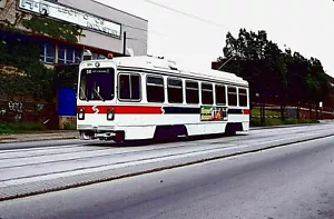 ORIGINAL KODACHROME SLIDE SEPTA LRV #9111 ERIE AV-B & C ST ROUTE 56 MAY 15, 1994 - Picture 1 of 1