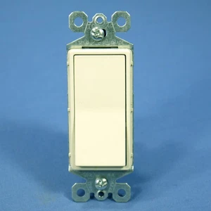 Pass & Seymour Light Almond Decorator Rocker Wall Light Switch 15A Bulk TM870-LA - Picture 1 of 5