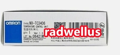 Original Omron NX-TC3406 Temperature Module Control Unit New In Box NX-TC3406 - Image 1 of 2