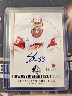 2024-25 Upper Deck SP Authentic Sebastian Cossa Future Watch Auto /999 - Image 1 of 2