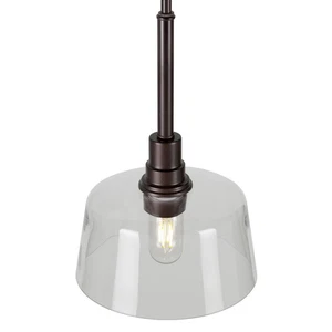 Forte Lighting 2735-01 Acopa 9"W Mini Pendant - Bronze - Picture 1 of 4